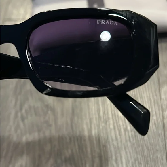 Prada Sleek Black Sunglasses - Picture 5 of 8